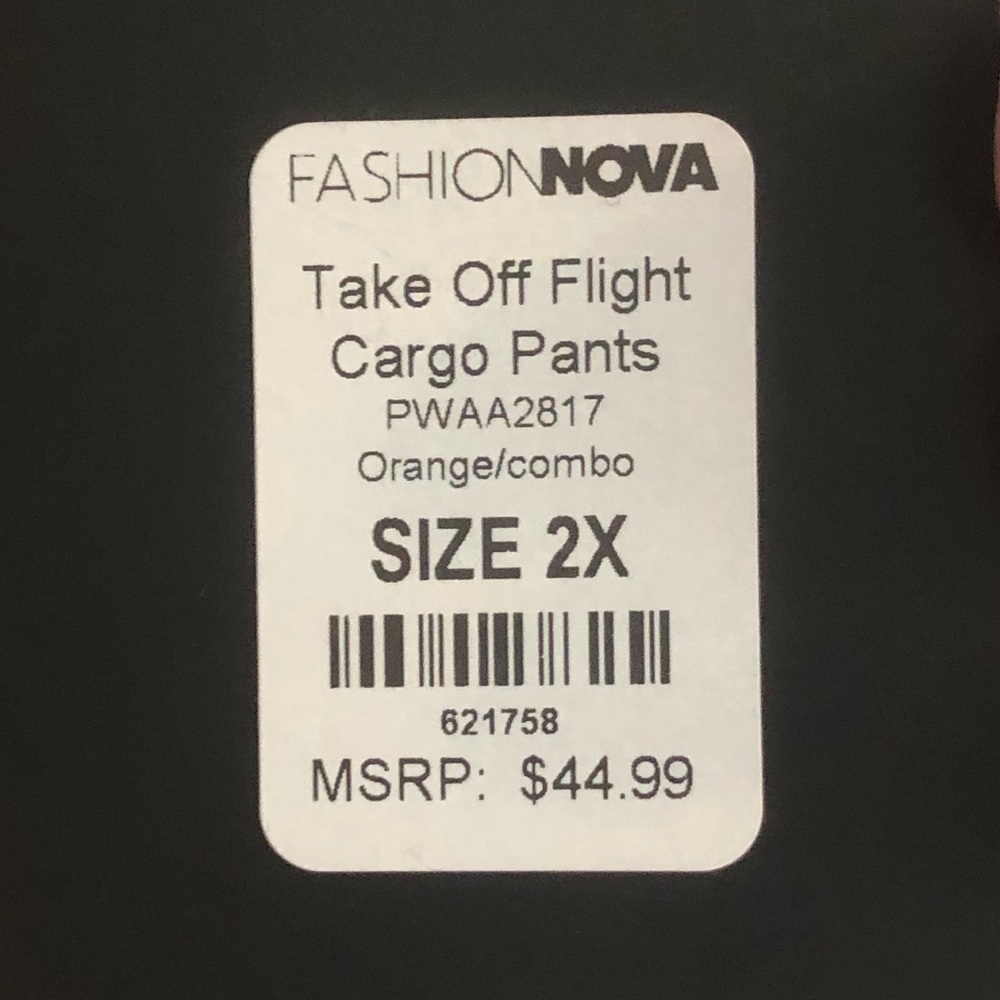Fashion Nova Curve Take Off Flight Cargo Pants - Picture 11 of 11